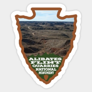 Alibates Flint Quarries National Monument photo arrowhead Sticker